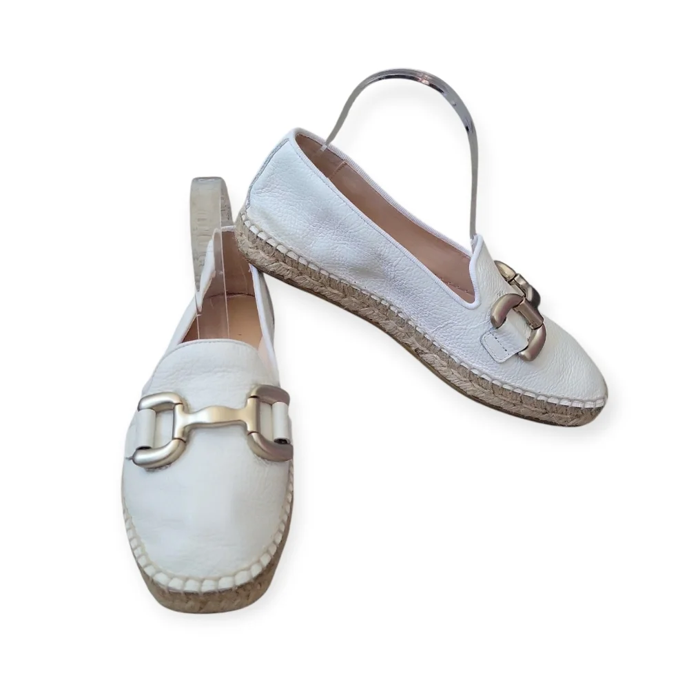 Ateliers Paris Espadrille White /‎ Silver